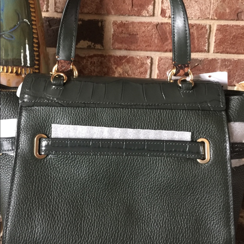 Coach Blake Flap Carryall Satchel Handbag Bag $450 - Picture 4 of 8